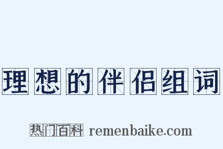 理想的伴侣组词是什么意思的图片